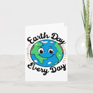 Tarjeta Día de la Tierra Cada Protección Ambiental