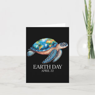 Tarjeta Día de la Tierra de la Tortuga Marítima 2025 Salve