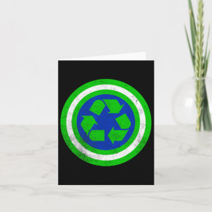 Tarjeta Día de la Tierra del Capitán Reciclaje