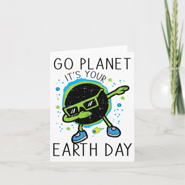 Tarjeta Día de la Tierra Eclipse Solar Ve Planeta Es Tu Ti (Anverso)