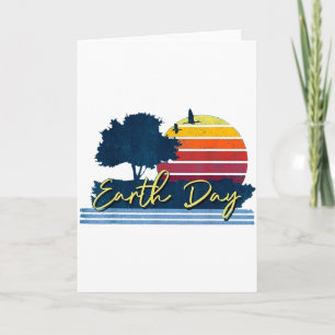 Tarjeta Día de la Tierra Planeta Aniversario Día de la Tie