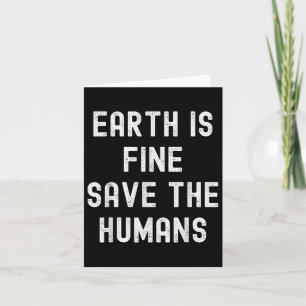 Tarjeta Día de la Tierra Planeta Protección Ambiental Clim
