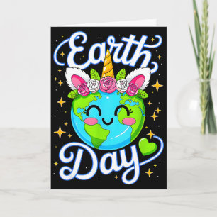 Tarjeta Día de la Tierra Restaurar el Planeta Tierra Salva