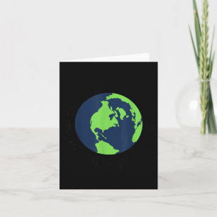 Tarjeta Día de la Tierra Restaurar la Tierra Arte Floral S