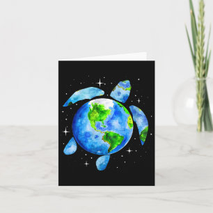 Tarjeta Día de la Tierra Restaurar Salvar el Planeta Tierr