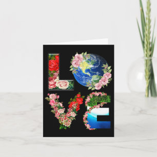 Tarjeta Día de la Tierra - Salva Ama El Mundo