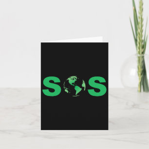 Tarjeta Día de la Tierra Sos Pro-ciencia Salva El Planeta