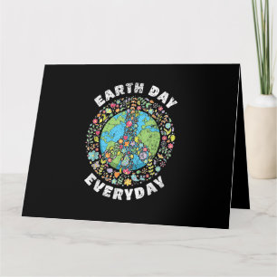 Tarjeta Día de la Tierra Todos los Días Día de la Tierra