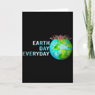 Tarjeta Día de la Tierra Todos los Días Día de la Tierra _