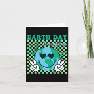 Tarjeta Día de la Tierra Todos los Días Medio Ambiente Niñ