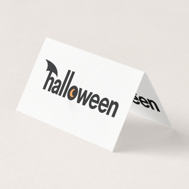 Tarjeta Día de las Brujas (Anverso)