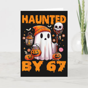 Tarjeta Día de las Brujas Seis Siete 6 7 Meme 67 Mano de E