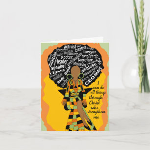 Tarjeta Día de las madres cristianas en África