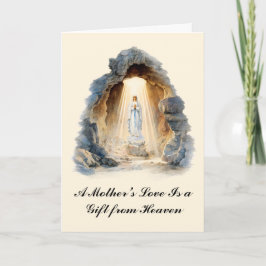 Tarjeta Día de las Madres Cristianas Nuestra Señora de Lou