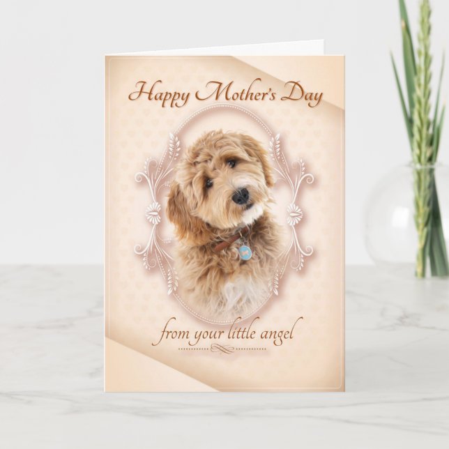 Tarjeta Día de las Madres divertido Doodle (Anverso)