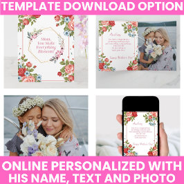 Tarjeta Día de las Madres Elegante