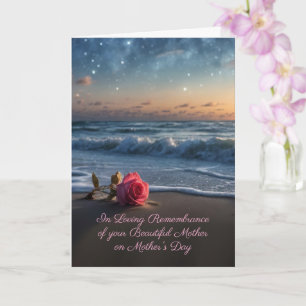 Tarjeta Día de las Madres en recuerdo de tu madre Rosa
