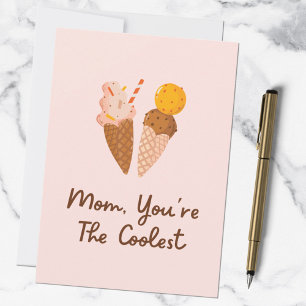 Tarjeta Día de las Madres Mamá Más Genial Frase Divertida