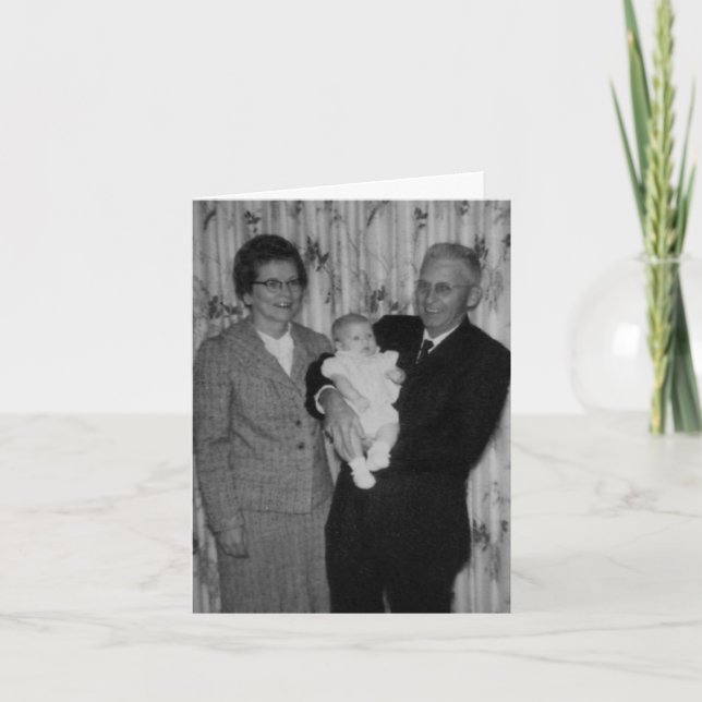 Tarjeta Día de los abuelos (Anverso)