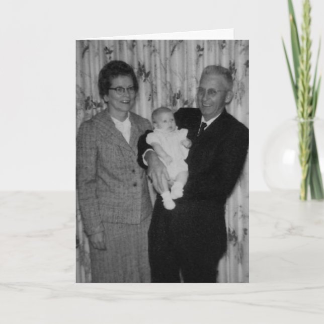 Tarjeta Día de los abuelos (Anverso)