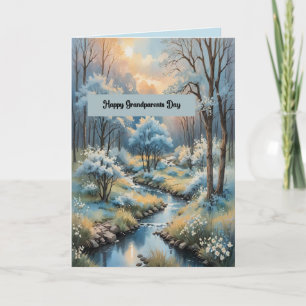 Tarjeta Día de los abuelos con la Selva Azul