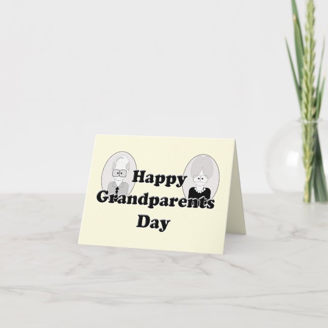 Tarjeta Día de los abuelos - Pareja (Anverso)