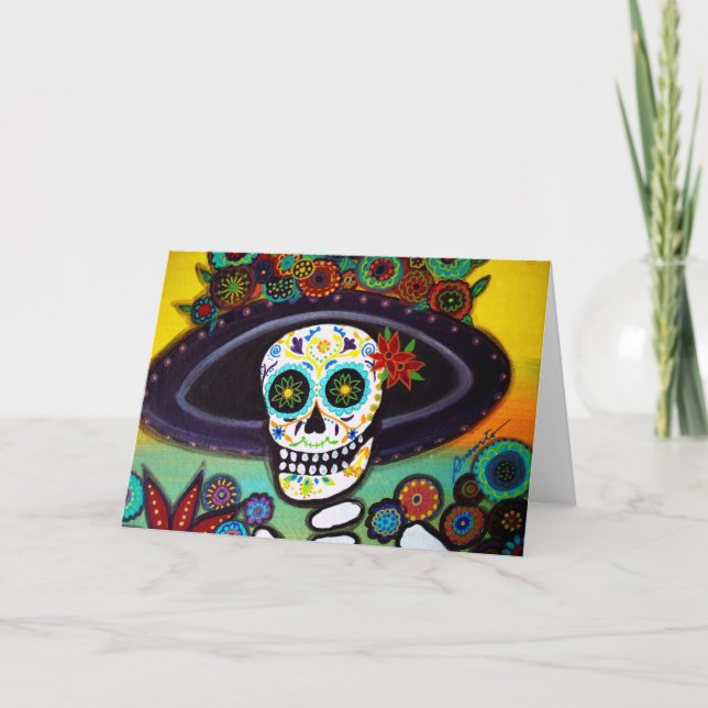 TARJETA DIA DE LOS MUERTOS (Anverso)