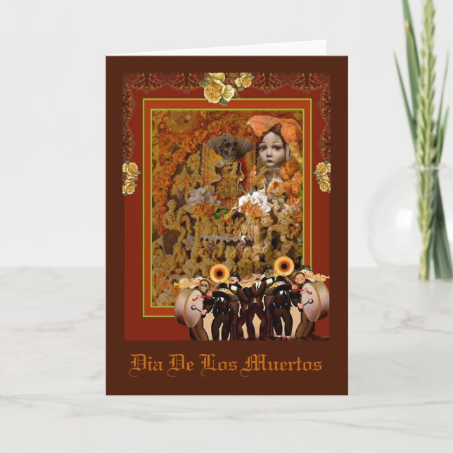 Tarjeta Dia De Los Muertos (Anverso)
