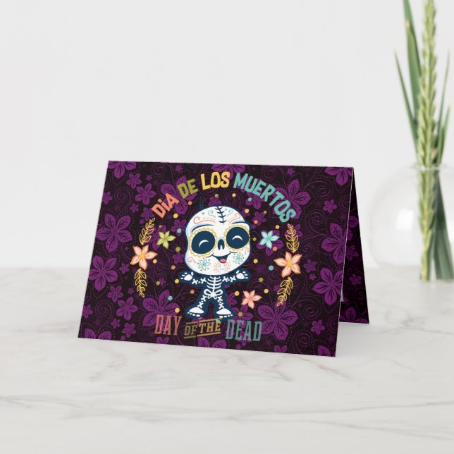Tarjeta día de los muertos (Anverso)