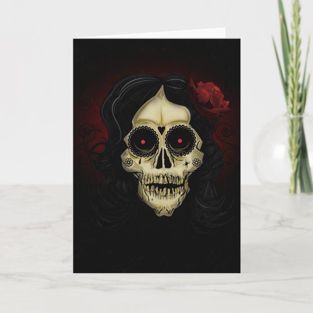 Tarjeta Día De Los Muertos (Anverso)