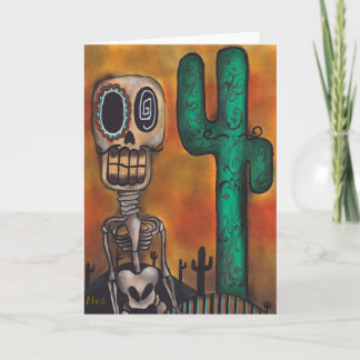 Tarjeta Día de los muertos