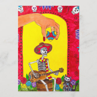Tarjeta Dia de los Muertos - Canción por el alma