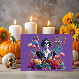 Tarjeta Día de los Muertos, celebración de amor y recuerdo