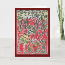 Tarjeta Día de los muertos de Leonora Rodriguez Cajigas