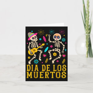 Tarjeta Día De Los Muertos Día De La Vestimenta Del Espele