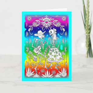 Tarjeta Día de los Muertos, Festival