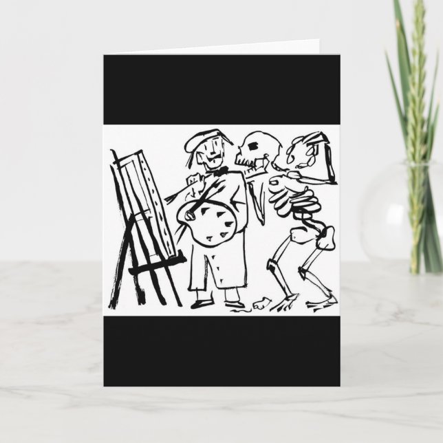 Tarjeta Día de los Muertos, México. Circa 1951 (Anverso)