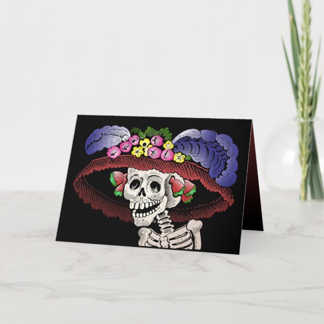 Tarjeta Dia de los Muertos [tarjeta] (Anverso)