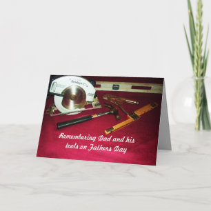 TARJETA DÍA DE LOS PADRES, DADS HERRAMIENTAS