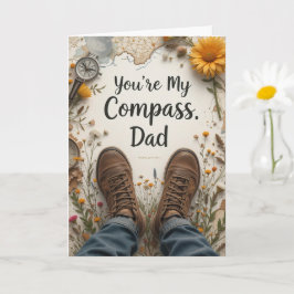 Tarjeta Día de los Padres de Senderismo de Mi Compañía