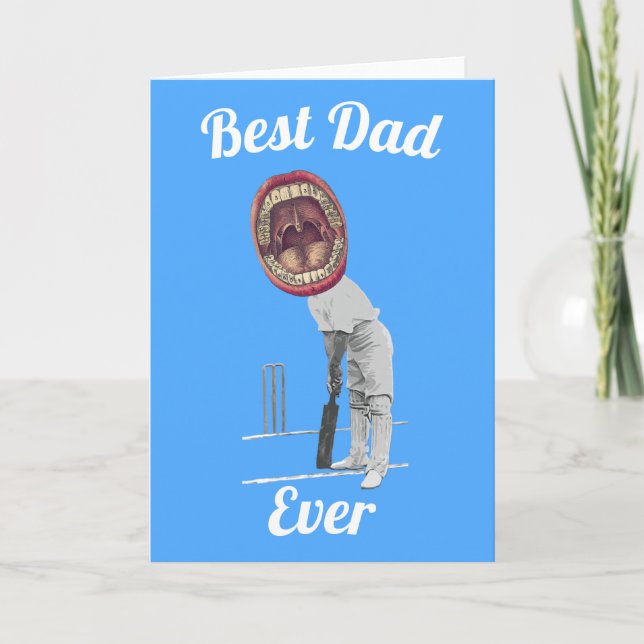 Tarjeta Día de los Padres del Cricket (Anverso)