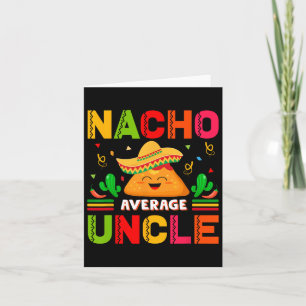 Tarjeta Día de los Padres del Tío Promedio Tacos Nacho