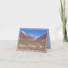 Tarjeta Día de los Padres en el Parque Nacional Aconcagua