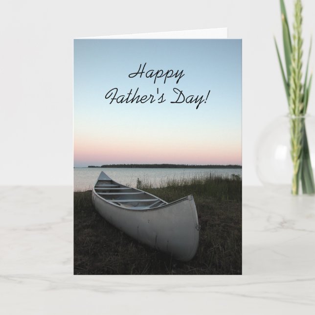 Tarjeta Día de los Padres en la Playa (Anverso)