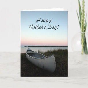 Tarjeta Día de los Padres en la Playa