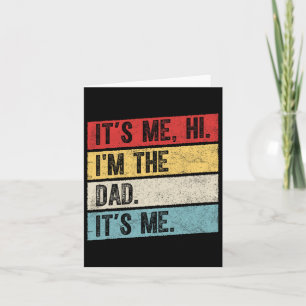 Tarjeta Día de los Padres Es Yo Hola I &#; m El Papá Es Yo