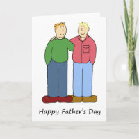 Día de los padres homosexuales Dos hijas Pareja ma