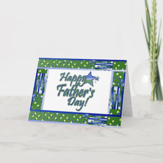 Tarjeta día de los padres StarDad