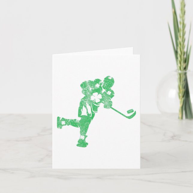 Tarjeta Día de los Patrocinadores Hockey Niños irlandeses  (Anverso)