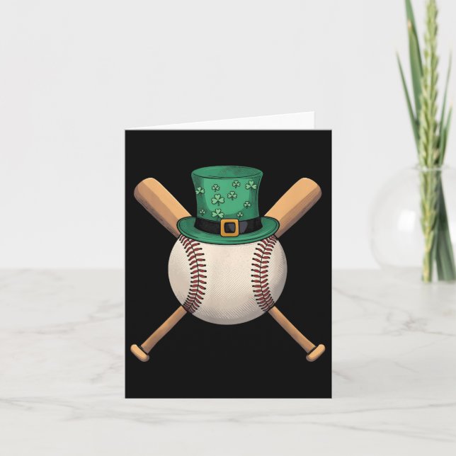 Tarjeta Día de los Patrocinadores Shamrock Baseball Leprec (Anverso)
